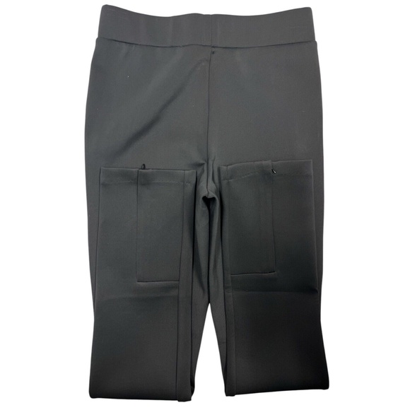 Good American Scuba Slim Black Split Zip Leg Zip Pockets Stretch Small Size 1 - Picture 4 of 15